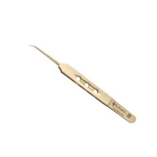 Implant Forceps Gold with Holes 5mm Tip NEW