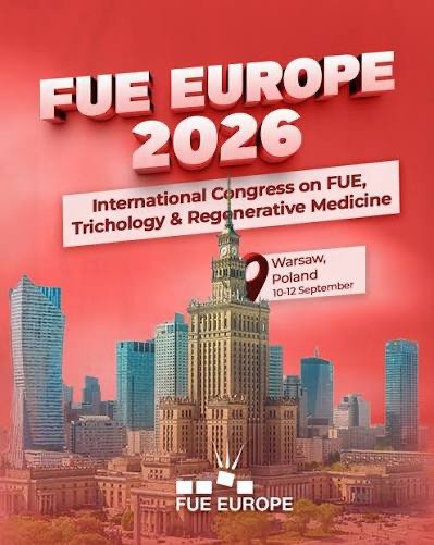 FUE Europe 2026 Warsaw conference poster - Scharf Instruments
